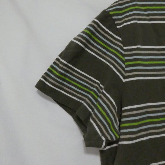 JOE FRESH | small | Striped Polo Shirt With White Collar - Picture 3 of 13